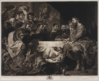 KG 17065
<br/>
Chistus bij Simon de farizeër, Maria Magdalena zalft zijn voeten
<br/>
<em>Earlom, Richard (1742/43-1822)</em>